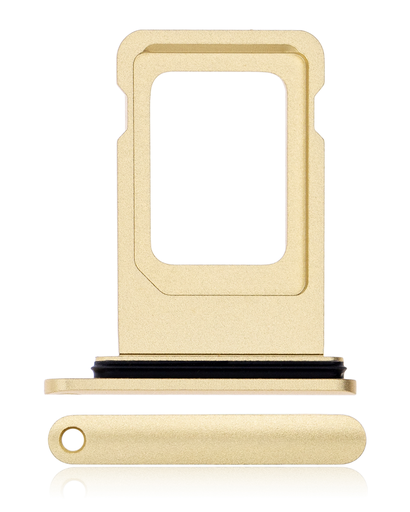 Single Sim Card Tray Compatible For iPhone XR (Yellow)