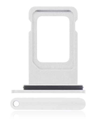 Single Sim Card Tray Compatible For iPhone XR (White)