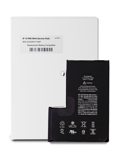 Replacement Battery Compatible For iPhone 12 Pro Max (Service Pack)