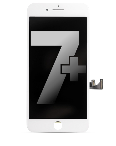 LCD Assembly Compatible For iPhone 7 Plus (Used OEM Pull: Grade A) (White)