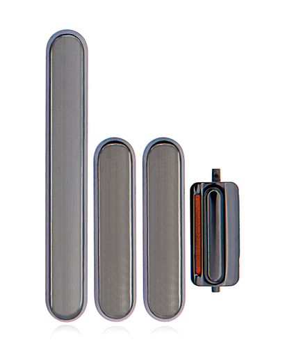 Hard Buttons (Power / Volume / Switch) Compatible For iPhone X (Black)