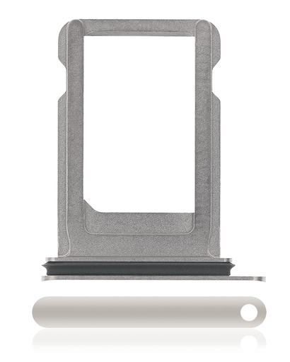 Sim Card Tray Compatible For iPhone X (Silver)