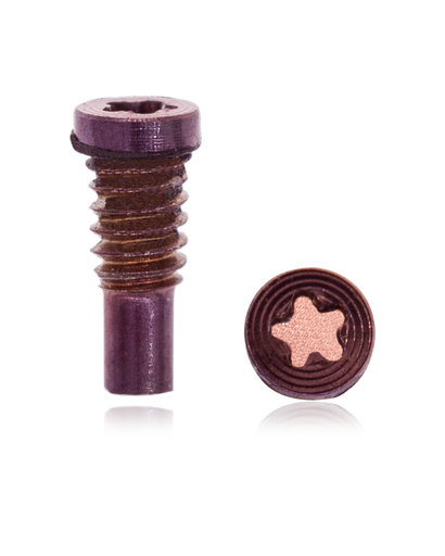 Bottom Screws Compatible For iPhone 8 / 8 Plus (Rose Gold / Red) (100 Pack)