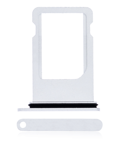 Sim Card Tray Compatible For iPhone 8 Plus (Silver)