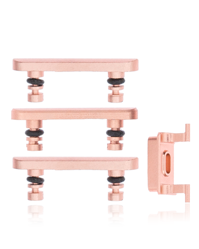Hard Buttons (Power / Volume / Switch) Compatible For iPhone 7 Plus (Rose Gold)