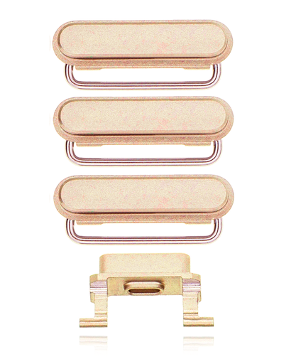 Hard Buttons (Power / Volume / Switch) Compatible For iPhone 6S Plus (Gold)