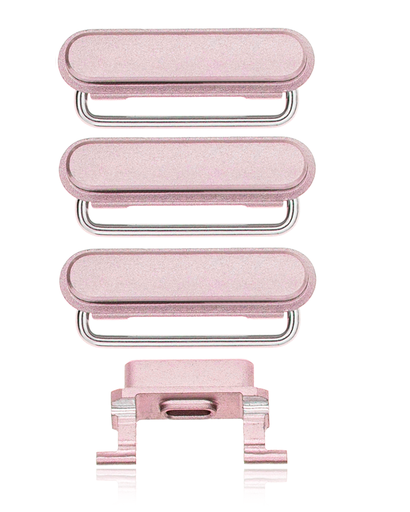 Hard Buttons (Power / Volume / Switch) Compatible For iPhone 6S Plus (Rose Gold)