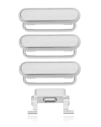 Hard Buttons (Power / Volume / Switch) Compatible For iPhone 6S Plus (Silver)