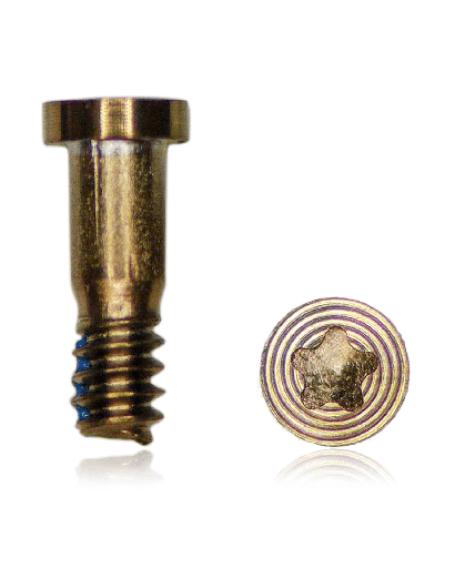 Bottom Screws Compatible For iPhone 6 / 6 Plus (Gold) (100 Pack)