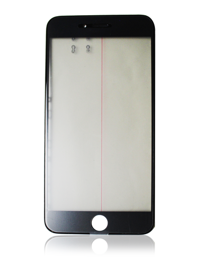 Glass with Frame / OCA / Polarizer Pre-Installed Compatible For iPhone 6 Plus (Black)