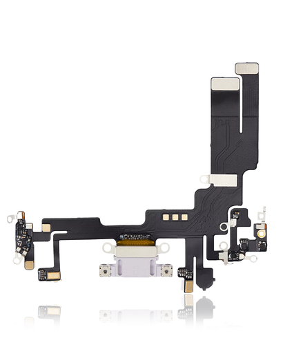 Charging Port Flex Cable Compatible For iPhone 14 (Aftermarket Plus) (Purple)