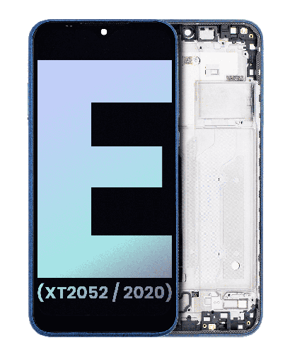 LCD Assembly With Frame Compatible For Motorola Moto E (XT2052/2020) (Genuine OEM) (Midnight Blue)