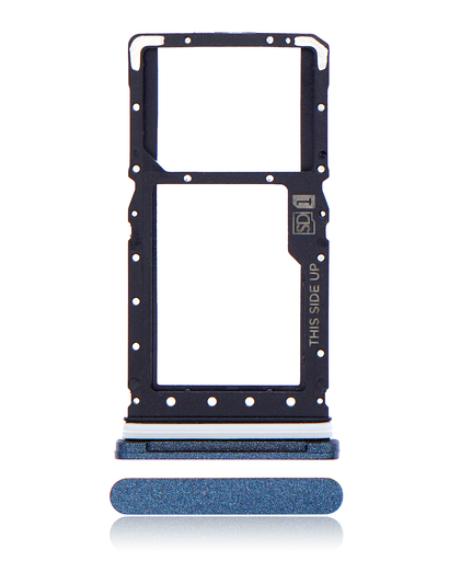 Single Sim Card Tray Compatible For Motorola Moto E (XT2052/2020) (Blue)