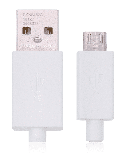 Universal MicroUSB Data Cable Compatible For Motorola Moto (White) (Genuine OEM) (SKN6462A)