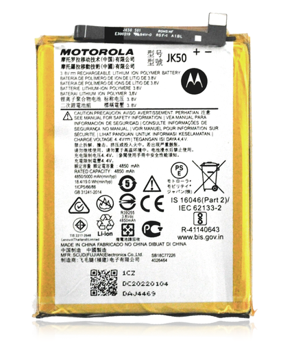 Replacement Battery Compatible For Motorola G Power (XT2165/2022)/G Play (XT2093/XT2271)/G9 Play (XT2083)/G Power (XT2117)/G7 Power (XT1955)/G7 Supra (XT1955-5)/One Power/E40/G30/Defy (XT2083-8)/E7 Plus/G10 (JK50) (Genuine OEM)