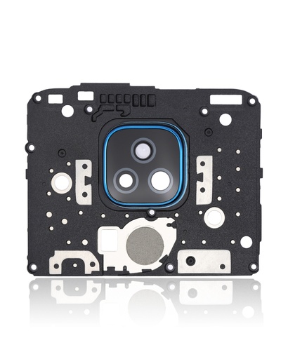 Back Camera Lens With Bracket Compatible For Motorola Moto E7 Plus (XT2081/2020) (Navy Blue)