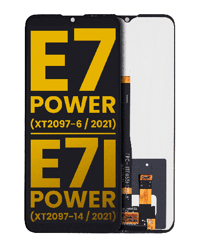 LCD Assembly Without Frame Compatible For Motorola Moto E7 Power (XT2097-6/2021)/Moto E7i Power (XT2097-14/2021) (Refurbished) (Black)