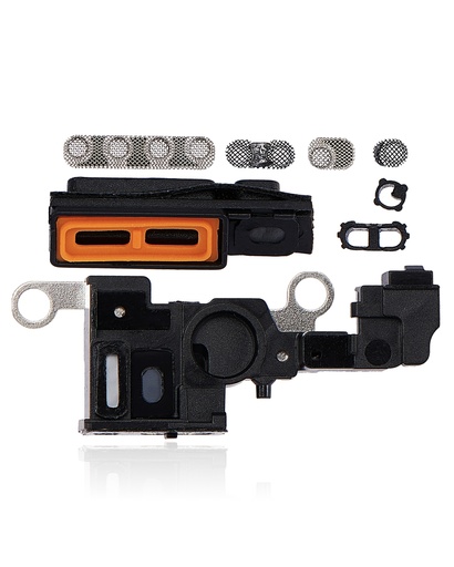 Loudspeaker / Mic Mesh Compatible For iPhone 14 (Midnight) (10 Pack)