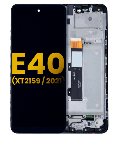 LCD Assembly With Frame Compatible For Motorola Moto E40 (XT2159/2021) (Refurbished) (All Colors)
