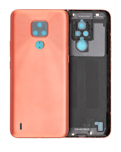 Back cover Glass Compatible For Motorola Moto E7 (XT2095/2020) (Satin Coral)