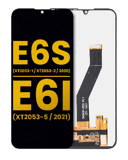 LCD Assembly Without Frame Compatible For Motorola Moto E6s (XT2053-1/XT2053-2/2020)/E6i (XT2053-5/2021) (Refurbished) (All Colors)