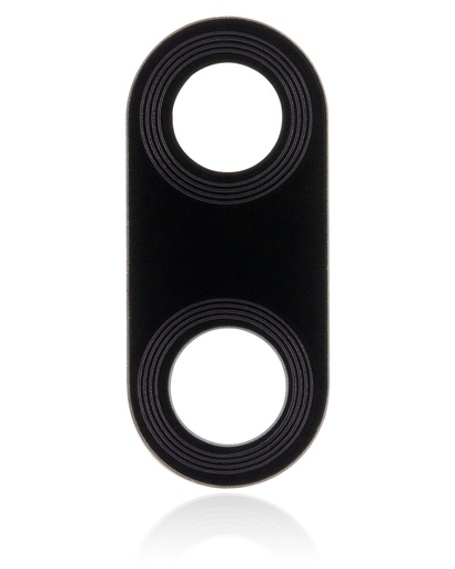 Back Camera Lens (Glass Only) With Adhesive Compatible For Motorola Moto E6s (XT2053-1/XT2053-2/2020)/E6i (XT2053-5/2021) (Black)