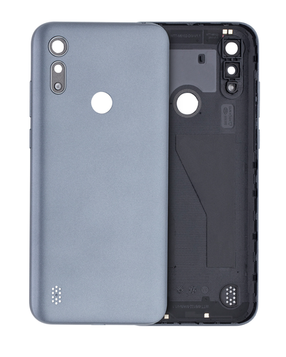 Back cover Glass Compatible For Motorola Moto E6i (XT2053-5/2021) (Titanium Gray)