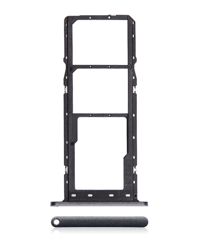 Dual Sim Card Tray Compatible For Motorola Moto E6S (XT2053/2020) (Japanese Version) (Gray)