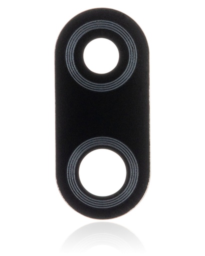 Back Camera Lens (Glass Only) With Adhesive Compatible For Motorola Moto E6 Plus (XT2025/2019) (Polished Graphite)