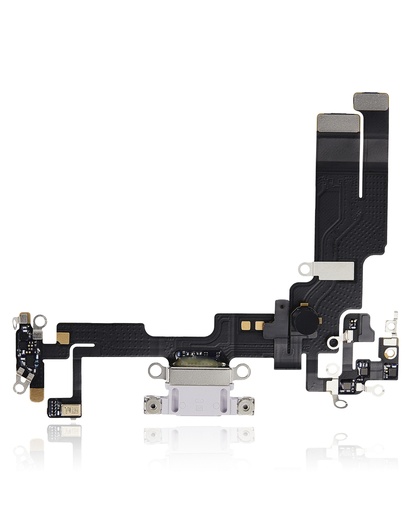 Charging Port Flex Cable Compatible For iPhone 14 (Premium) (Purple)