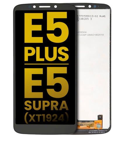 LCD Assembly Without Frame Compatible For Motorola Moto E5 Plus/E5 Supra (XT1924/2018) (159MM) (US Version) (Refurbished) (Flash Gray)
