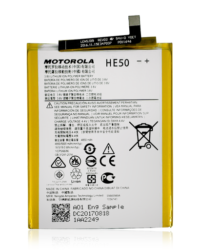 Replacement Battery Compatible For Motorola Moto E4 Plus (XT1774/2017)/Moto E5 Plus (XT1924/2018)/Moto E5 Supra (XT1924-6/2018)/One (XT1941/2018) (HE50) (Genuine OEM)