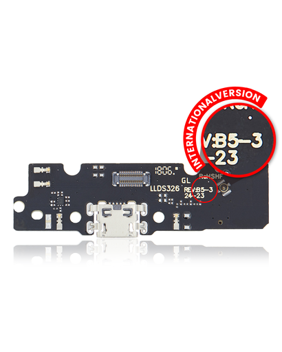 Charging Port Assembly Compatible For Motorola Moto E5 Plus (XT1924/2018)/E5 Supra (XT1924-6/2018) (International Version)