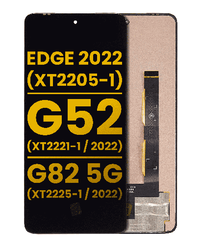 OLED Assembly Without Frame Compatible For Motorola Moto Edge (XT2205-1/2022)/G52 (XT2221/2022)/G82 5G (XT2225-1/2022) (Refurbished) (All Colors)