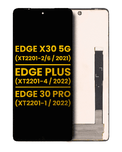 LCD Assembly Without Frame Compatible For Motorola Edge X30 5G (XT2201-2/6/2021)/Edge Plus (XT2201-4/2022)/Edge 30 Pro (XT2201-1/2022) (Refurbished) (All Colors)