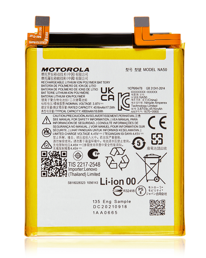 Replacement Battery Compatible For Motorola Moto Edge Plus (XT2201-4/2022)/Edge 30 Pro (XT2201-1/2022) (NA50)