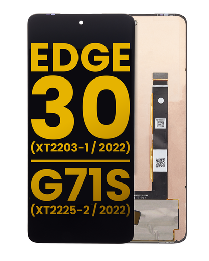 OLED Assembly Without Frame Compatible For Motorola Edge 30 (XT2203-1/2022)/Moto G71S (XT2225-2/2022) (Refurbished) (All Colors)