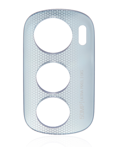 Back Camera Lens Bracket Compatible For Motorola Edge 30 (2022) (Supermoon Silver)
