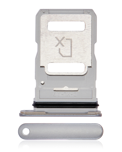 Single Sim Card Tray Compatible For Motorola Edge 30 (2022) (Supermoon Silver)