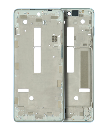 Mid-Frame Housing Compatible For Motorola Edge S30 (2021) (Glacier Blue)