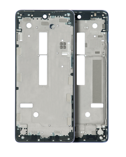 Mid-Frame Housing Compatible For Motorola Edge S30 (2021) (Phantom Black)