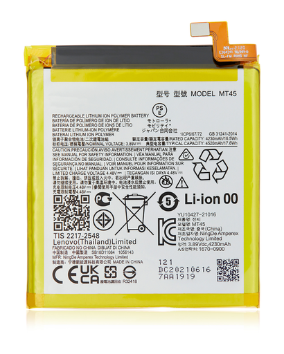 Replacement Battery Compatible For Motorola Edge 20 Pro (XT2153-1/2021)/Edge S Pro (MT45)