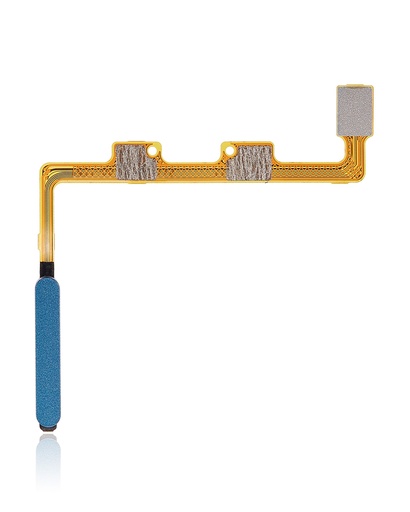Fingerprint Reader With Flex Cable Compatible For Motorola Edge 20 Pro (XT2153-1/2021) (Blue Vegan Leather)
