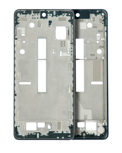Mid-Frame Housing Compatible For Motorola Edge 20 Pro (XT2153-1/2021) (Midnight Blue)
