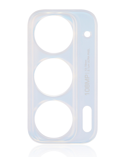 Back Camera Lens Bracket Compatible For Motorola Edge 20 (XT2143/2021) (Frosted White)