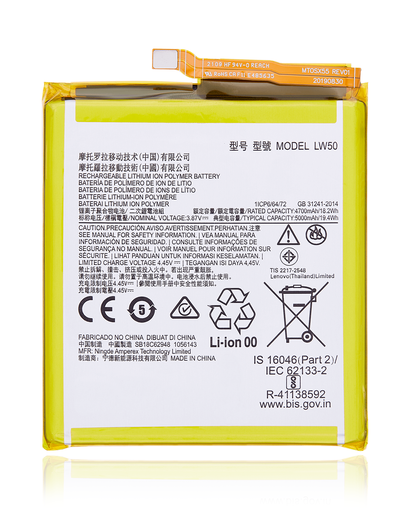 Replacement Battery Compatible For Motorola Edge Plus (XT2061/2020) (Genuine OEM) (LW50)