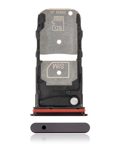 Single Sim Card Tray Compatible For Motorola Edge Plus 5G (XT2061-3/2020) (Sangria) (GENUINE OEM)