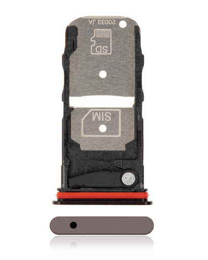 Single Sim Card Tray Compatible For Motorola Edge Plus 5G (XT2061-3/2020) (Sangria)