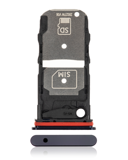 Single Sim Card Tray Compatible For Motorola Edge Plus 5G (XT2061-3/2020) (Deep Indigo/Blue)