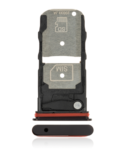 Single Sim Card Tray Compatible For Motorola Edge 5G (XT2063/2020) (Smokey Sangria)